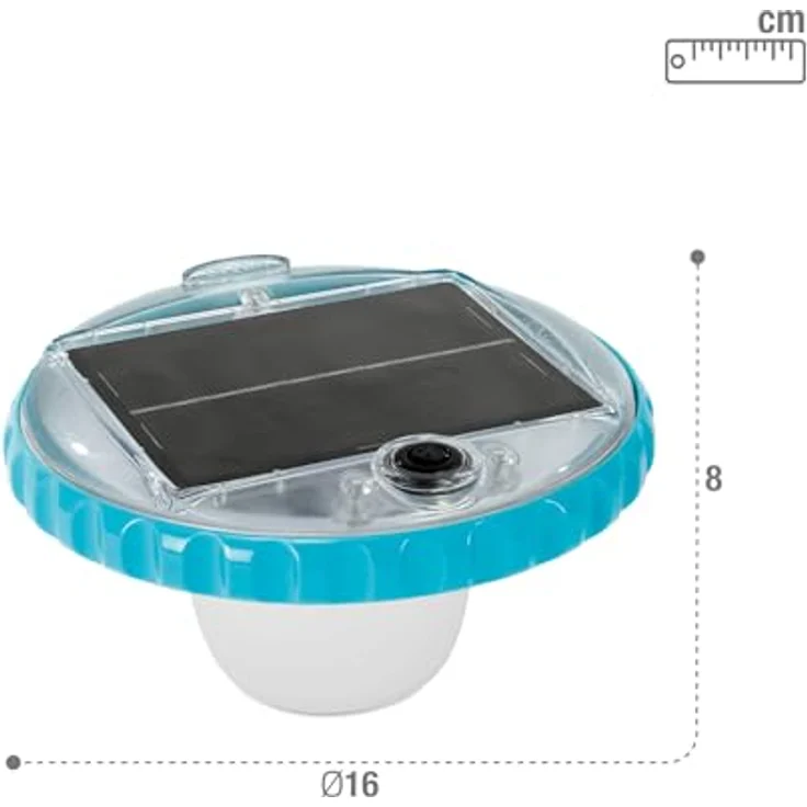 Intex 28695 LED Poolbeleuchtung Schwimmlicht Pool Solar Poollicht Poollampe – Bild 4
