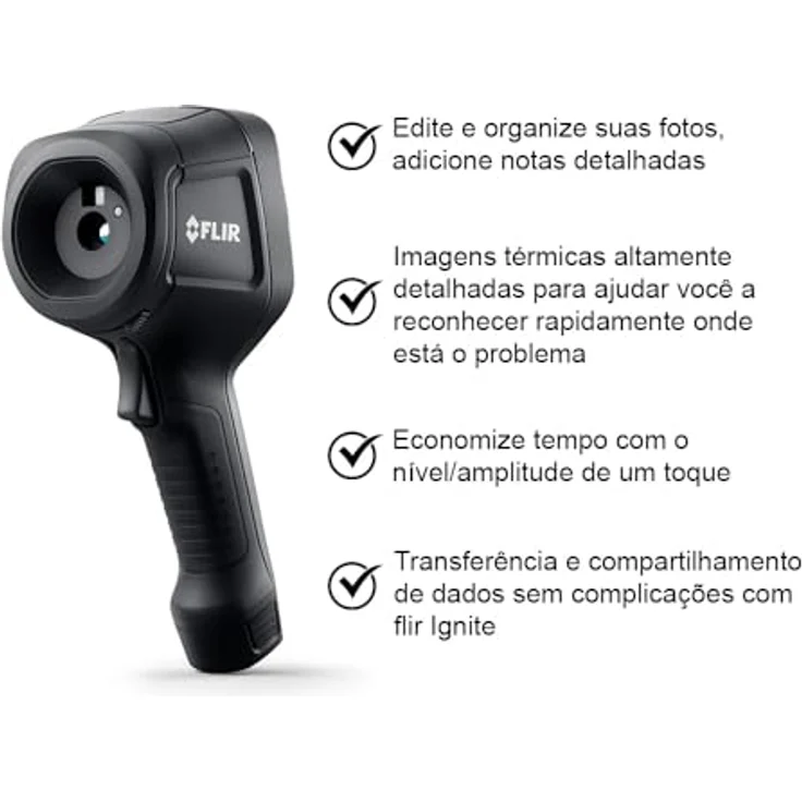 FLIR E6 Pro Wärmebildkamera, -20 bis 550°C, 240x180 IR-Auflösung, 9Hz, Touchscreen, Ignite Cloud – Bild 5