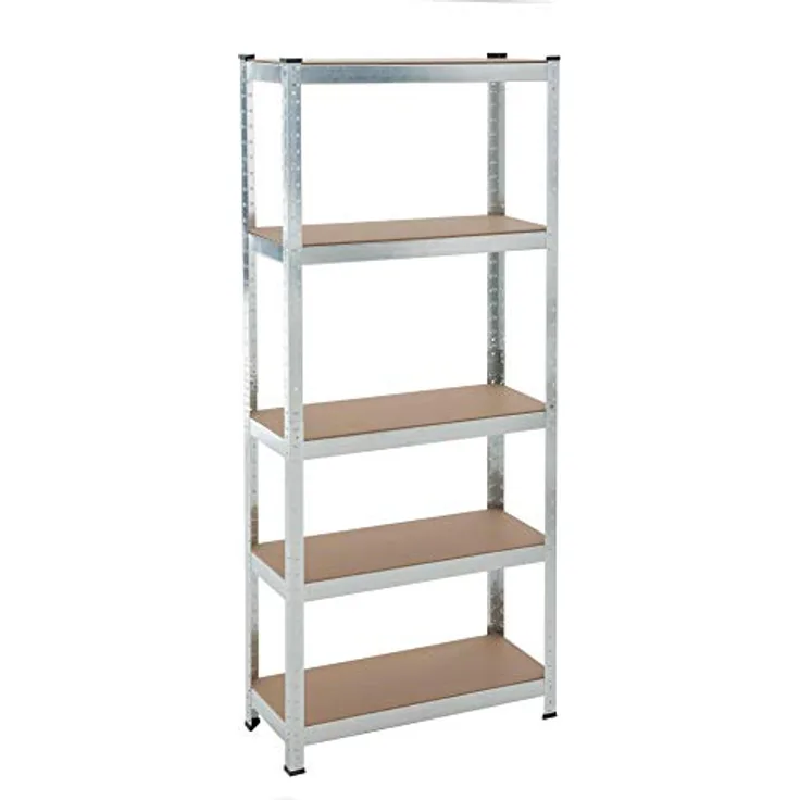 Steckregal Werkstattregal Kellerregal Schwerlastregal Metallregal Lagerregal Verzinkt - 170x75x30cm | 350kg