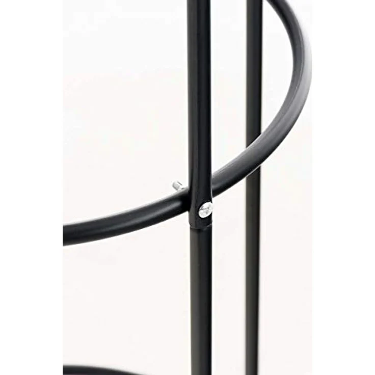 CLP Rosensäule Romantika V2 aus Metall | Witterungsbeständige freistehende Ranksäule | Durchmesser: 38 cm | Höhe: 190 cm, Farbe:schwarz, Größe:1 Stück – Bild 5