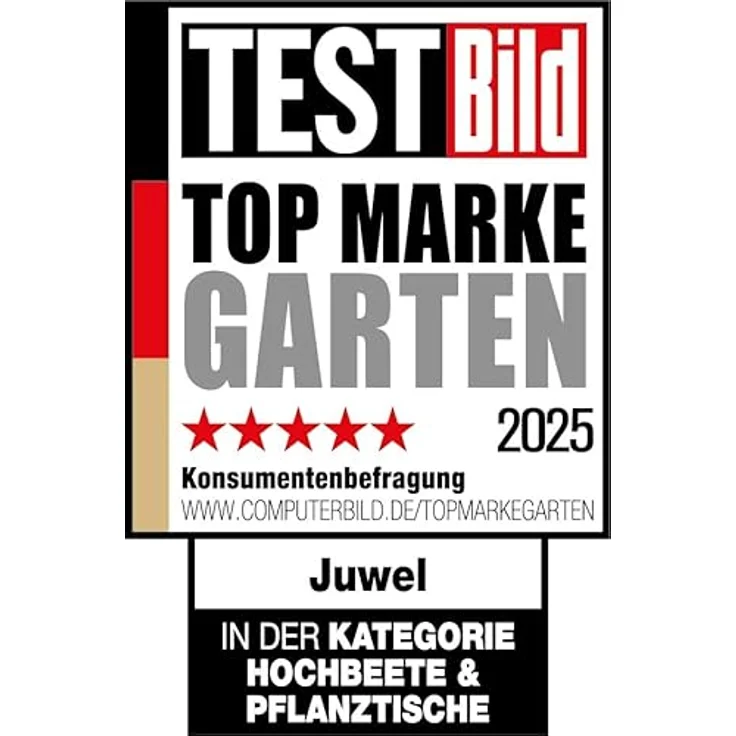 Juwel Hochbeet-Aufbausatz terra 190x121x26cm – Bild 5