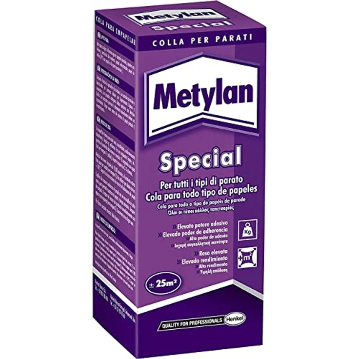 Henkel Metylan 11220 Wandtattoo, Klebemittel auf Basis von Carboxymethylcellulosen, weiß, 200 g – Bild 1