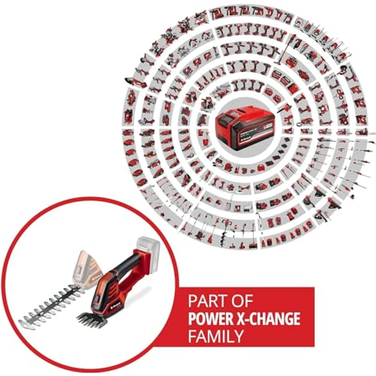 Einhell Akku-Gras- und Strauchschere GE-CG 18-100 Li Power X-Change - ohne Akku ohne Ladegerät – Bild 2