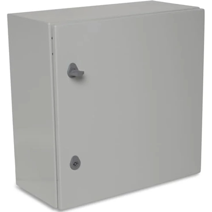 BOXEXPERT Treva Verteilerkasten Außen, IP66 Stahlblech 500x500x250mm, wasserdicht, korrosionsarm, grau – Bild 3