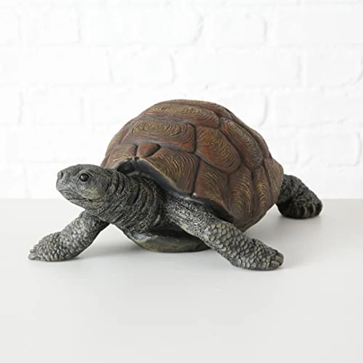 MFF Schildkröte Slowmotion - Länge 34 cm - Gartenfigur Deko Tierwelt – Bild 5