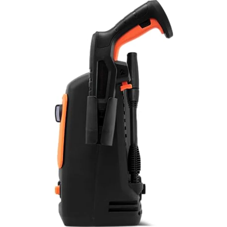 Yardforce Hochdruckreiniger EW U11B, 1.600-Watt-Motor mit 80 bar Druck, schwarz-orange – Bild 4