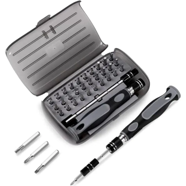 Vinabo 32-in-1-Präzisions-Schraubendreher-Set – Mini-Magnet-Schraubendreher-Set, Werkzeuge DIY-Elektronik-Reparatur-Set, Es ist geeignet für die Modelle iPhone, Samsung, Tablets, PC's, Laptops