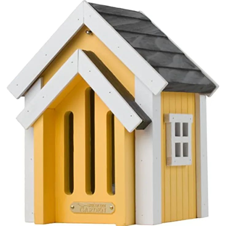 Wildlife Garden WG303 Schmetterlingskasten Gelb - Schmetterlingshaus aus Holz