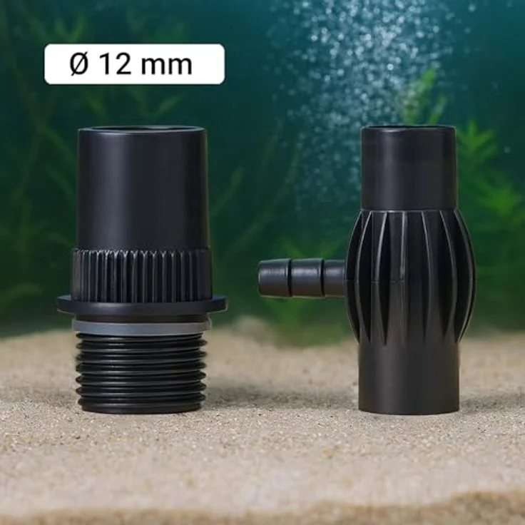 SunSun HJ-542 ECO Aquarium Pumpe, 400 L/h, 5 W, leise Tauchpumpe mit Filterschwamm und Sauerstoffschlauch für Mini Aquarium – Bild 5