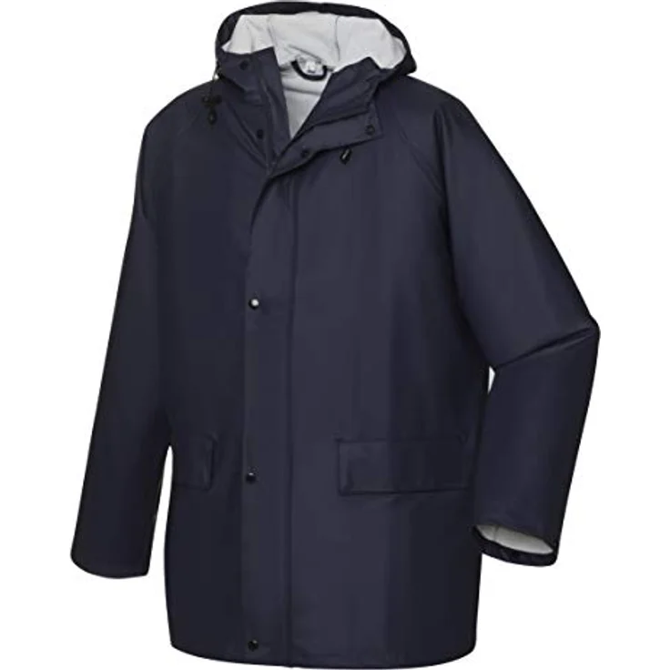 texxor Wetterschutz-Regenjacke LIST, navy, Gr. XXXL - komplett wasserdicht, doppelt versiegelte Nähte, justierbare Kapuze und Manschetten – Bild 1