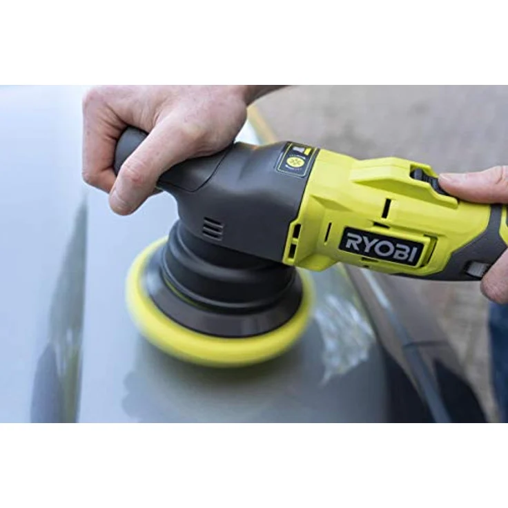 Ryobi Akku Exzenter Polierer PRO ONEund 18 V, Poliermaschine ideal für Autopflege – Bild 3