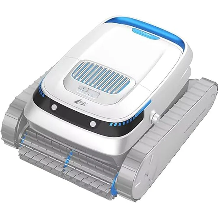AGT PRR-120 Poolroboter, Akku-Poolreiniger für Boden & Wände, 120 Min. Laufzeit, 100 m², mit Selbstparkfunktion und 3 Reinigungs-Modi – Bild 1