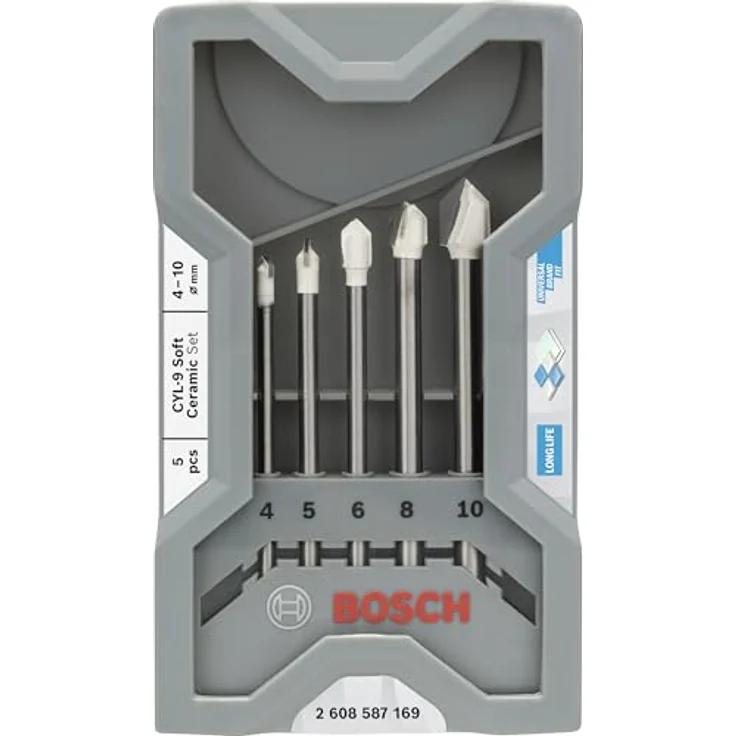 Bosch Professional 5tlg. Fliesenbohrer Set CYL-9 Cerammic (für Fliesen, Keramik, Porzellan, Zubehör für Bohrmaschinen) – Bild 3