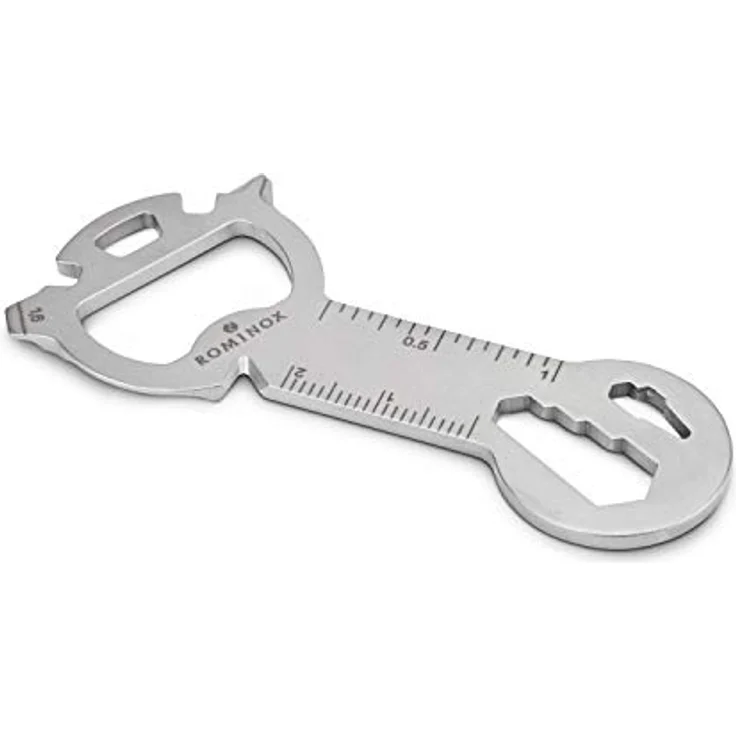 ROMINOX Key Tool Snake, Edelstahl Multitool mit 18 Funktionen, Schlüsselanhänger und Einkaufswagenlöser – Bild 5