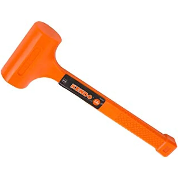 KENDO PVC-Hammer, Gummihammer 680 g mit ergonomischem Griff, rückschlagfrei für empfindliche Oberflächen – Bild 2