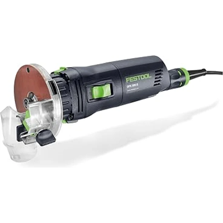 Festool Kantenfräse OFK 500 Q-Plus R3, präzise 1/10 mm Frästiefe, leicht, handlich, inkl. Fräser-System und Absaughaube mit Kugellagerbremse – Bild 2