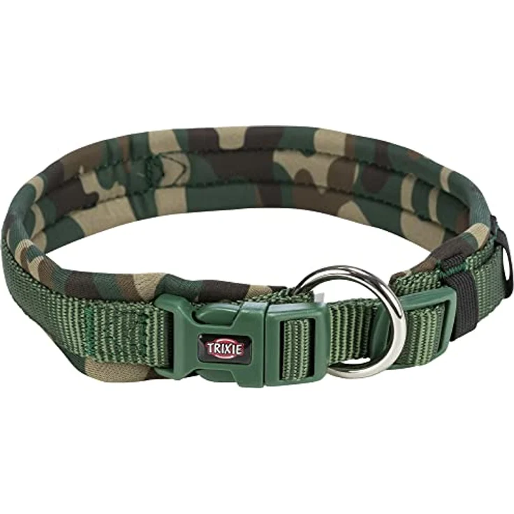 TRIXIE Premium Halsband, Extra Breite Neopren Polsterung, Xs–S: 27–35 Cm/10 Mm, Camoufl - 1988223 – Bild 1