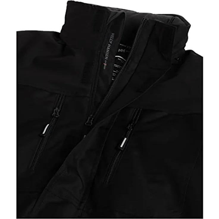 Helly Hansen UTBC518 P, Arbeitsjacke mit YKK® Reißverschluss, abnehmbarer Kapuze und reflektierenden Designdetails, schwarz – Bild 3
