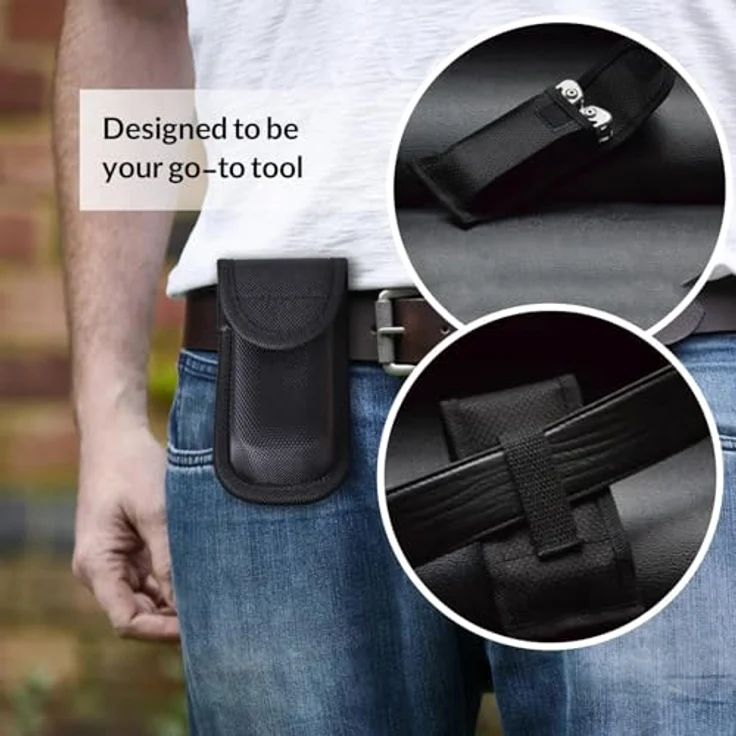 LEVADA PLUS Multitool 14-in-1, kompaktes Edelstahl-Multifunktionswerkzeug mit Zange, Messer, Schraubendreher, Flaschenöffner und Nylonetui für Camping und Outdoor-Aktivitäten – Bild 5