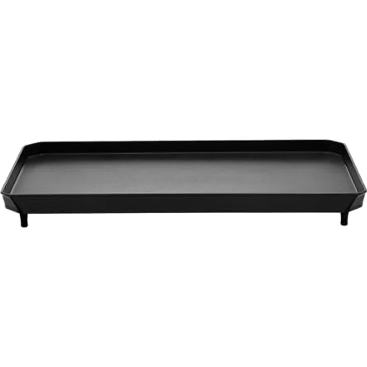 Cadac 2 Cook Plancha (203-500C), Grillplatte mit 40 cm Durchmesser, GreenGrill-Keramikbeschichtung und Ablaufsystem, schwarz – Bild 3