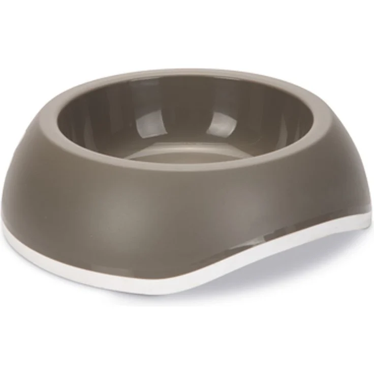 Savic Futternapf Delice 3 - Hundenapf aus Kunststoff in grau - 1,2l