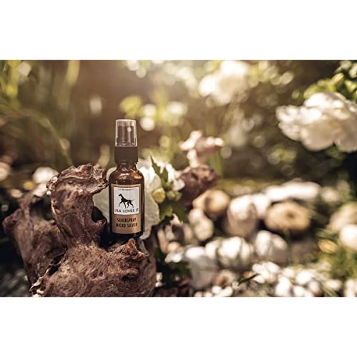 Silberspray für Hunde – natürliche Pflege, mit Aloe Vera und Hyaluron, reinigt und regeneriert, nanofrei, mit Mikrosilber, SILBERSPRAY von LILA LOVES IT, 50 ml – Bild 4