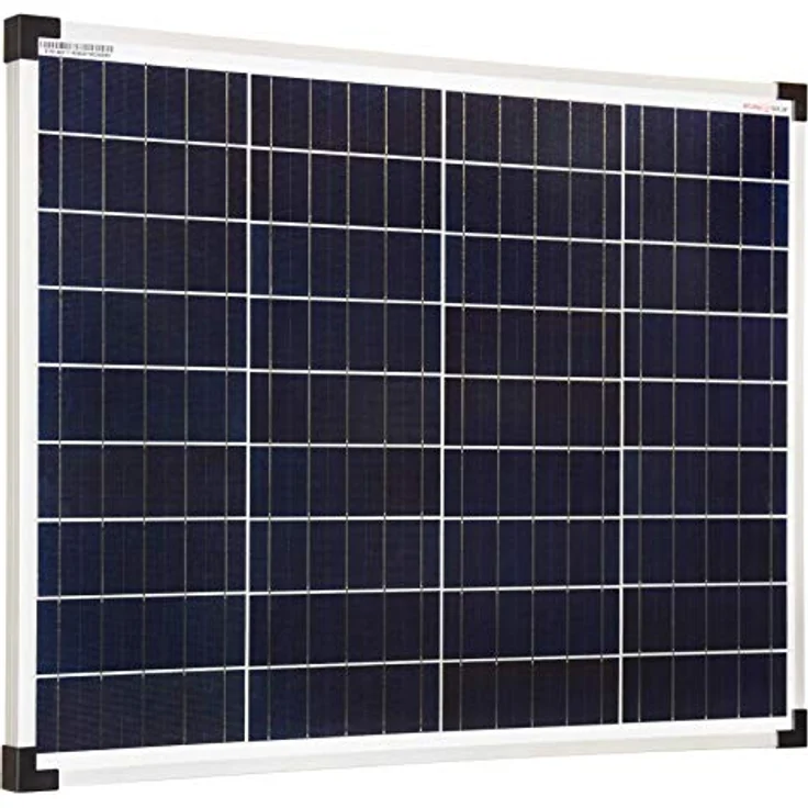 enjoy solar Solarmodul Eco Line ES50P36, Polykristallines Solarpanel 12V/50W, gehärtetes ESG-Solarglas, wetterfest, mit MC4 Stecker, TÜV zertifiziert – Bild 2