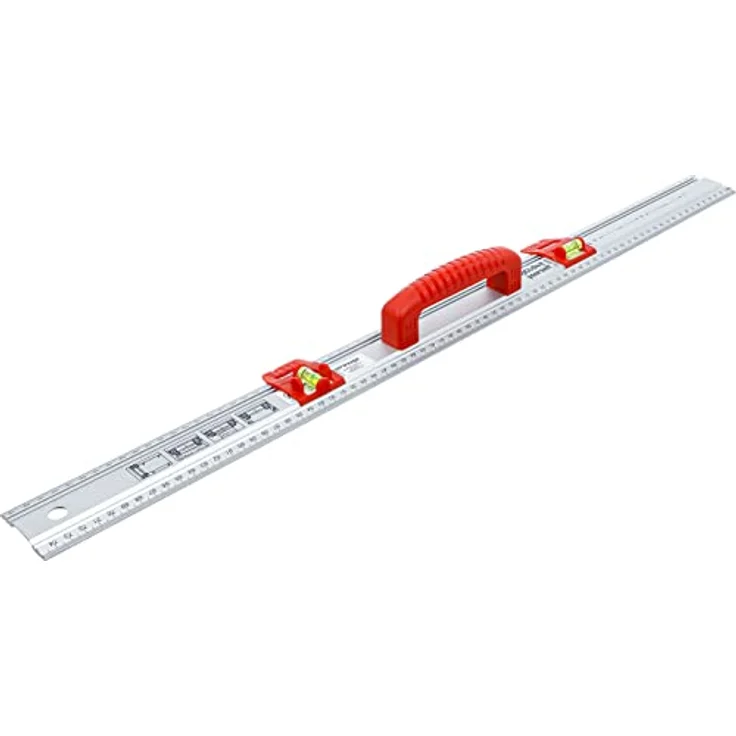BGS Diy 50866 | Schneid- und Markierlineal | mit Griff und Wasserwaage | 750 mm - Preisvergleich – Bild 4