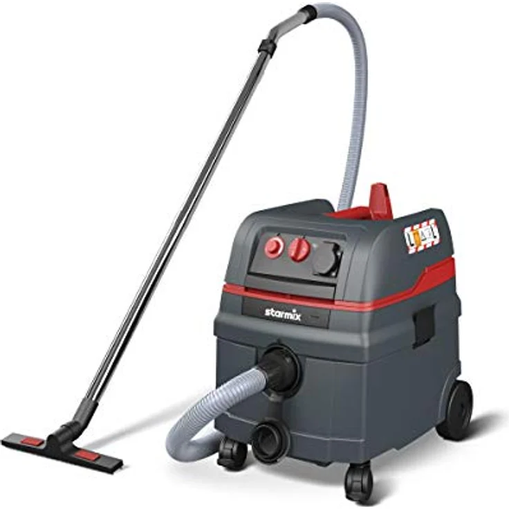 Starmix Nass- und Trockensauger Staubsauger ISC L-1625 TOP, hochwertiger Sauger für Baustelleneinsatz (1600 Watt, 25 L) – Bild 1