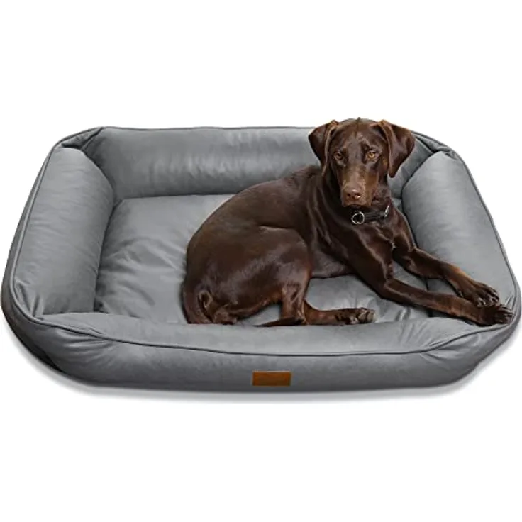 your GEAR Belluno 80x120 cm orthopädisches Hundebett, Hundekorb, Oeko-TEX, waschbar, geruchsfrei & hygienisch