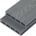 HOME DELUXE Terrassendielen SAMANA PREMIUM, Holzoptik in Antik, inkl. Unterkonstruktion und Zubehör, 2,00 m²