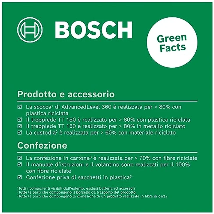 BOSCH Kreuzlinienlaser AdvancedLevel 360 Set, präziser Baulaser mit Stativ, Arbeitsbereich 24 m, Genauigkeit ± 0,4 mm/m, selbstnivellierend – Bild 4