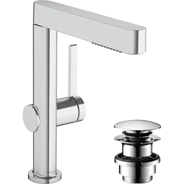 hansgrohe Finoris Spültischarmatur, ComfortZone 230, Pull-out Funktion, EcoSmart, Chrom – Bild 1