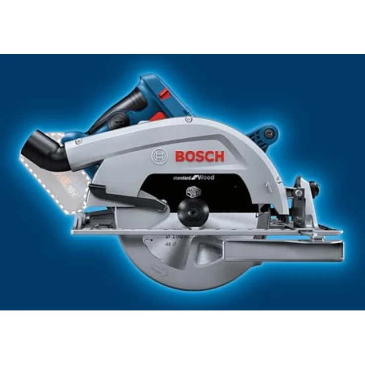 Bosch Professional 18 V System Akku-Kreissäge GKS 18V-68, beste Schnittleistung mit 70 mm Schnitttiefe, ergonomischer Hilfsgriff – Bild 2