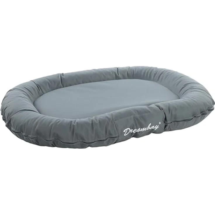 Flamingo Kissen Dreambay® Oval Petrol - 100x75x15cm - Wasserabweisend und Waschbar - Abnehmbarer Bezug mit Reißverschluss - Nachhaltig – Bild 1