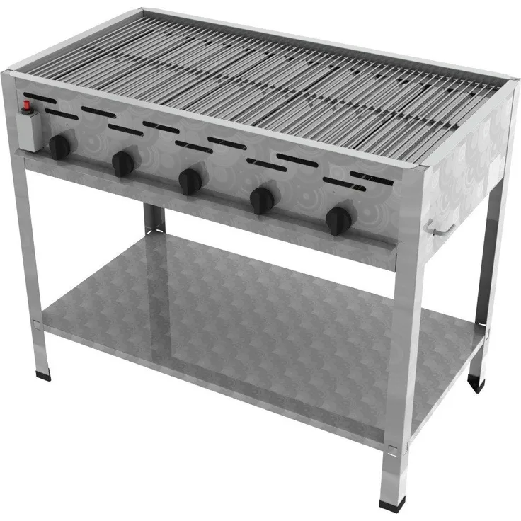 ChattenGlut Gasgrill Gastrobräter 18kW mit Edelstahlrost, BxTxH: 980x530x800 cm, Hessen Germany Design