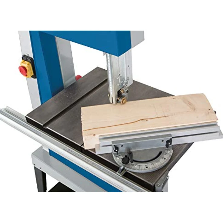 Scheppach Bandsäge BASA3 400V 700W - Variable Geschwindigkeit | Durchlasshöhe 205mm | Durchlassbreite 306mm | Grauguss-Tisch | stufenlose Tischverstellung | inkl. Untergestell & Querschneidlehre – Bild 4