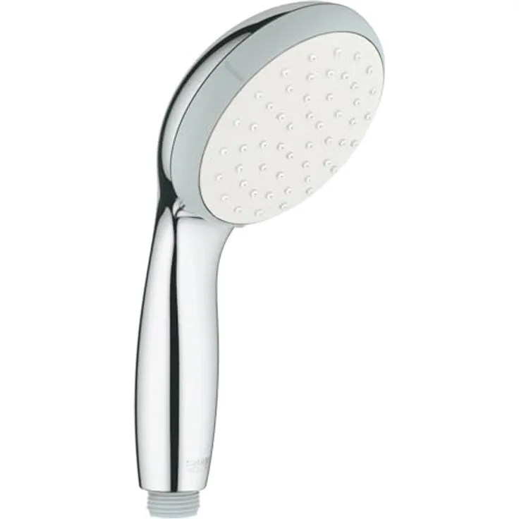 Grohe Handbrause 'Vitalio Go 100' chrom - Effektive Handbrause mit Antikalk-System und ShockProof-Silikonring
