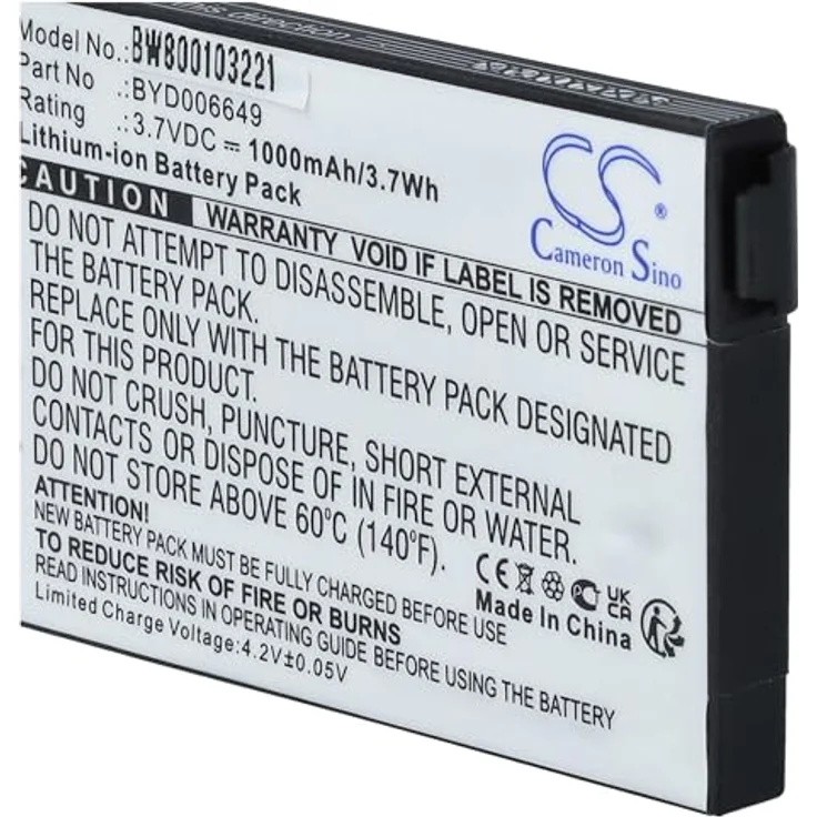 Vhbw Akku Ersatz für NUK LI-01, 1000mAh, 3,7V Li-Ion für Babyphone Babytalker – Bild 7