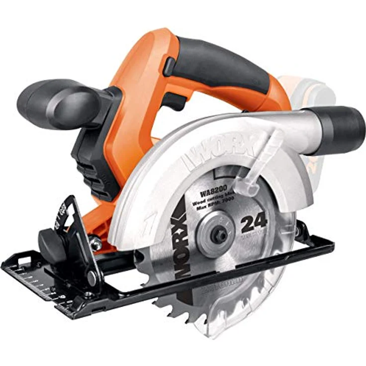 WORX WX529.9 Akku Handkreissäge 20V - mit einstellbarem Schnittwinkel, schnellem Sägeblattwechsel & Anschluss für Staubabsaugung ? 150mm ? Ohne Akku & Ladegerät – Bild 2
