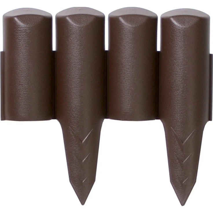 Prosperplast Palisade IPBO-R222, Garten 2,5m, braun, 10 Elemente