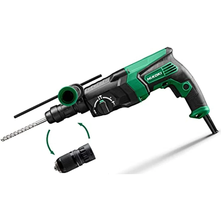 Hikoki Bohr- & Meißelhammer DH26PMC (SDS-plus) inkl. 13 mm SSBF mit Transportkoffer – Bild 4