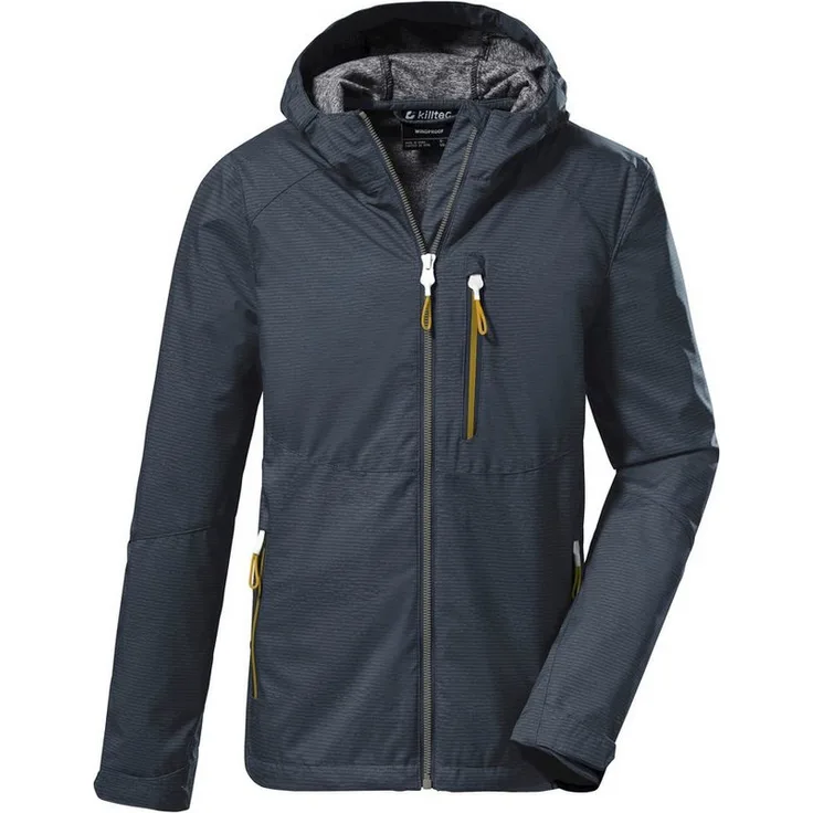 Killtec Softshelljacke KOS 61 BYS SFTSHLL JCKT, wind- und wasserabweisend, gestreift, blau