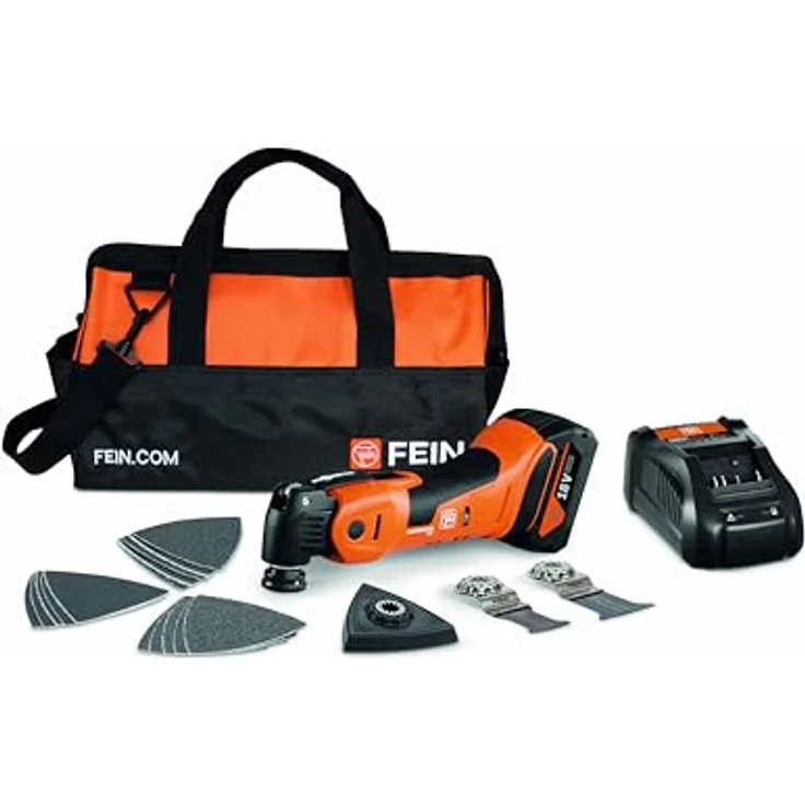 Fein Akku-Multimaster AMM 700 Max AS, 18 V Multifunktionswerkzeug mit 4,0 Ah Akku und Ladegerät in Nylon-Tasche, 18 Zubehöre – Bild 2