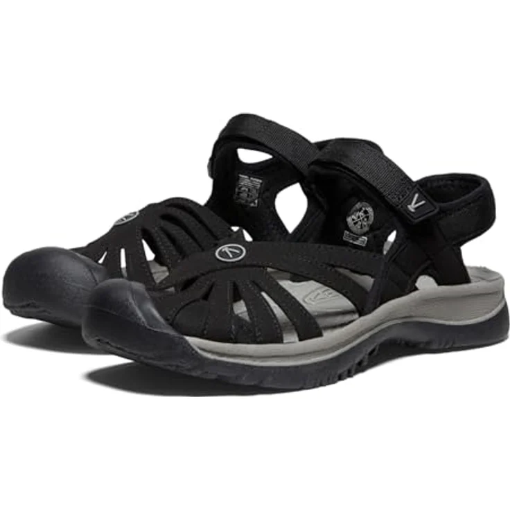 Keen ROSE SANDAL Sicherheitssandale mit Klettverschluss, schwarz – Bild 5