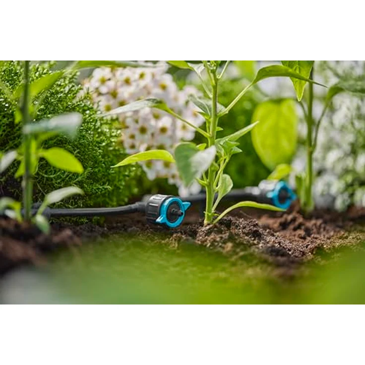 GARDENA Micro-Drip-System Regulierbarer Reihentropfer 1-8 l-h, druckregulierend - Inhalt: 5 Reihentropfer, 1 Verschlusskappe (13314-20) - Preisvergleich – Bild 6