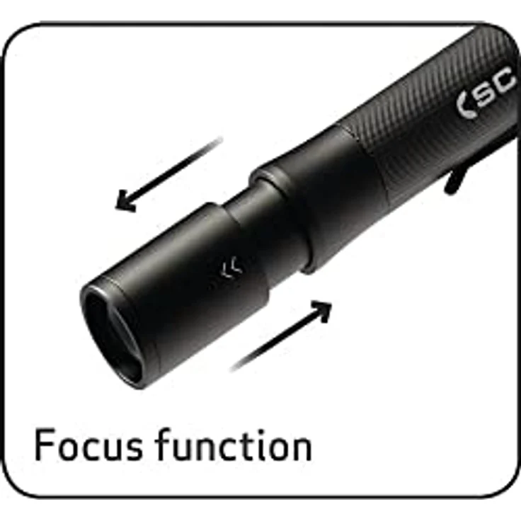 Scangrip LED-Taschenlampe FLASH PEN 200 lm, Fokusfunktion, elegante Stiftlampe, 2 x AAA Batterien, 80 m – Bild 4