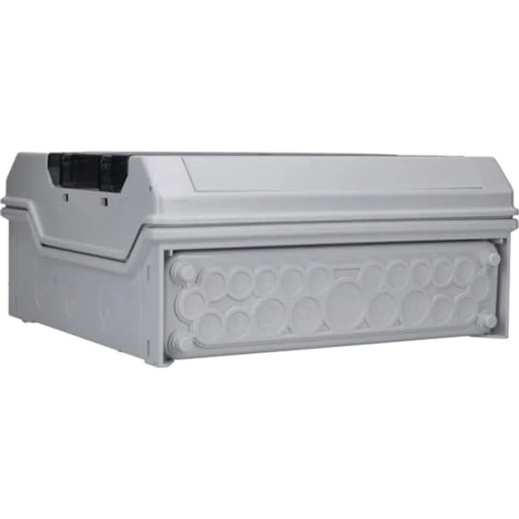 HENSEL KV-Automatengehäuse 12TE, Aufputz Kleinverteiler mit IP65 Schutz, transparenten Tür und Kabeleinführungsblende, 12x18mm – Bild 6