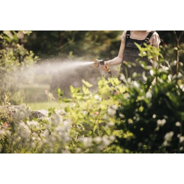 Fiskars Sprühpistole Comfort Multi 5, Gartenbrause mit 5 Funktionen, stufenlos regelbarem Durchfluss und ergonomischem Frontregler – Bild 13