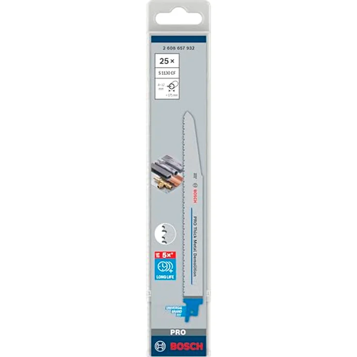 Bosch Professional 2608657932 25 Säbelsägeblätter S 1130 CF - Preisvergleich – Bild 2